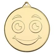Smiley Face Gold Medal image