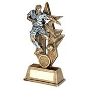 Male Football Figure on Star Backdrop image