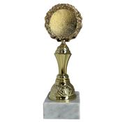 Gold Trophy on White Base image