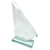 Pointed Jade Glass Plaque image