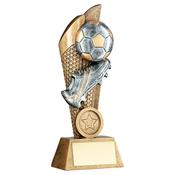 Football and Boot on Mesh Backdrop Award image