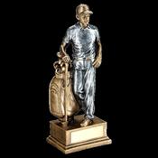 Male Golfer and Bag image