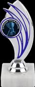 Silver/Blue Ventura Holder Trophy image