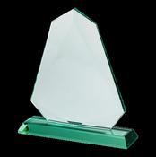 Volcano Plaque On Glass Base image