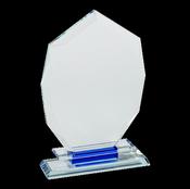Crystal Blue Pointed Plaque image