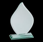 Tear Drop Glass Plaque image