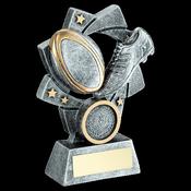 Rugby Star Spiral Trophy image