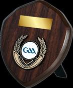 Walnut Shield With Trim image