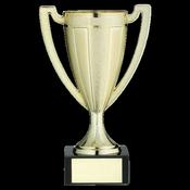 Gold Plastic Stippled Cup