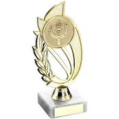 Gold Plastic Laurel Holder Trophy image