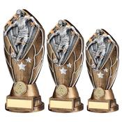 Bronze/Silver Diamond Column Female Football Award