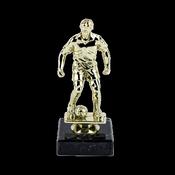Gold Male Soccer Figure Trophy image