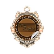 Scroll Design Medal image