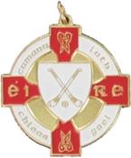 Crossed Hurleys Medal - Red image