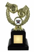 Gold Boxing Trophy On Plinth image