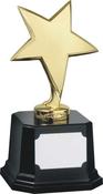 Gold Metal Star On Plinth image