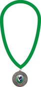 10mm Clip On Ribbon - Green image