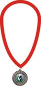 10mm Clip On Ribbon - Red image