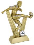 Gold Finish Soccer Trophy image