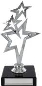 Star Design Trophy Mounted On Black Base image