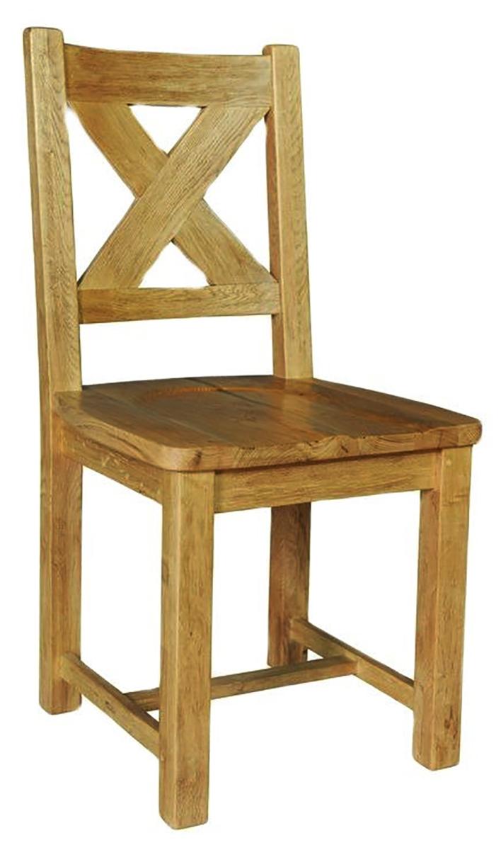 Padded oak dining deals chairs