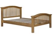 Saoirse Oak Curved Bed Frame - 4ft6 | 5ft image