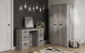 Vogue Single Mirror - Concrete | Light Grey image