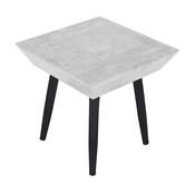 Munich Lamp Table - Grey Marble | Warm Oak image