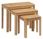 Dunmore Oak Nest of Tables image