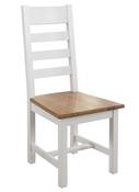 Skellig Oak Chair - Solid &amp; Padded Seat Available image