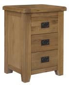 Saoirse Oak 3 Door Bedside Locker image