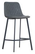 Retro Bar Stool - Concord Grey​ | Pale Oyster | ​Sage Green | Shadow Brown | Skylight Blue image