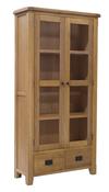 Saoirse Oak 2 Door Glass Display Cabinet image