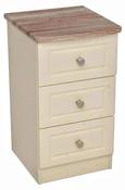 Milano 3 Drawer Locker - Cream Oak image