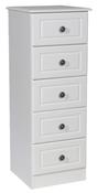 Snowdon 5 Drawer Locker - White image