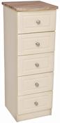 Milano 5 Drawer Locker - Cream Oak image