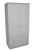 Grey Ash 3ft 2 Drawer Wardrobe image