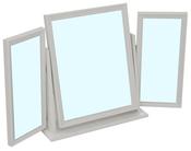 Heritage Butterfly Mirror - Charcoal | Grey | White image