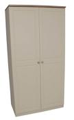 Milano 3ft Plain Wardrobe - Cream Oak image