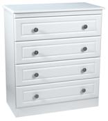 Snowdon 4 Drawer Chest - White