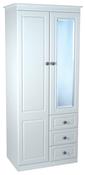 Snowdon 2ft6 Combi Wardrobe - White image