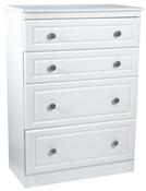 Snowdon 4 Drawer Deep Chest - White image