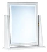 Snowdon Single Mirror - White image