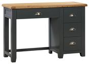 Capri Dark Oak Vanity Unit - Midnight Blue | Oak image