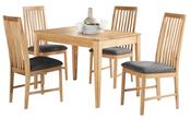 Dunmore Oak 4ft Dining Set - Including 4 Chairs image