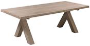 Pederson Oak Table 2 to 2.2 Metre with Y Leg - Smoked Oak