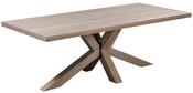 Pederson Oak Table with Starburst Leg - Smoked Oak