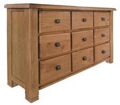 Providence Oak 9 Drawer Wide Chest image