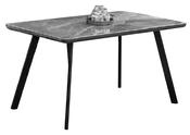 Dario Dining Table - Black | Chrome Legs image