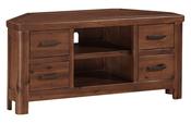 Andorra Corner TV Unit - Dark Wood image